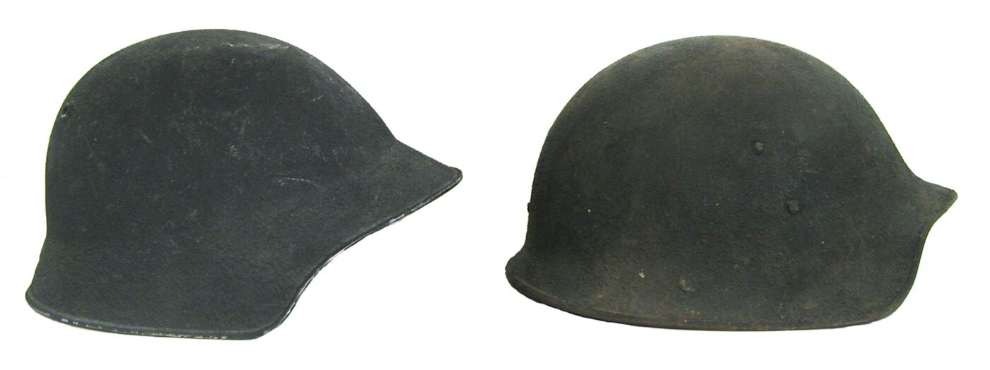 Model 5 vs. M18 helmets