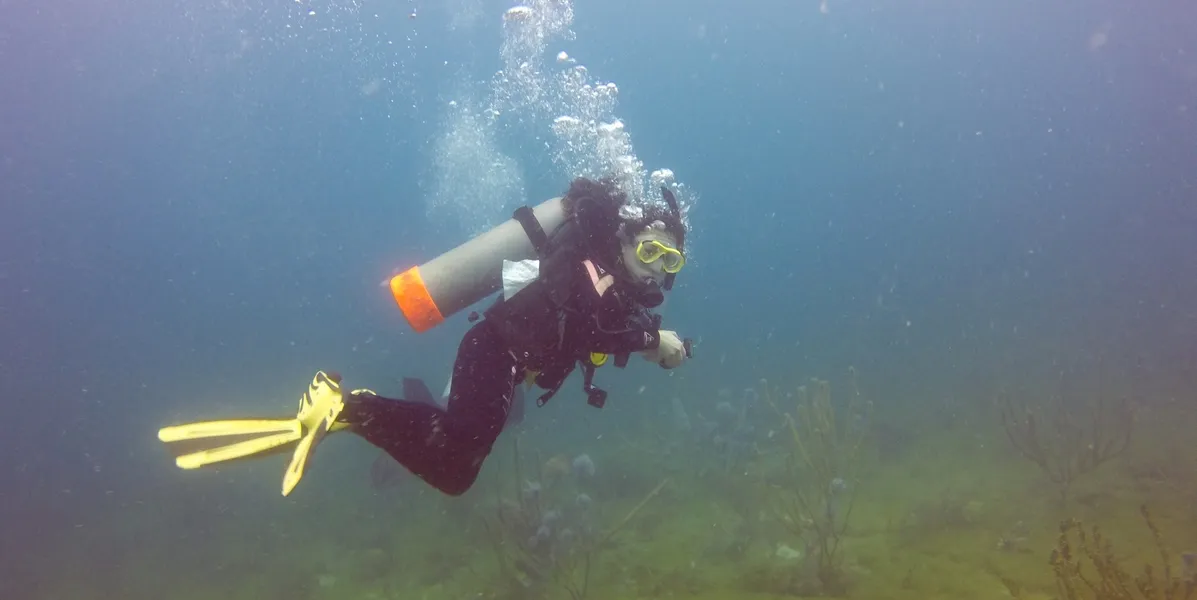 Brynne McIsaac SCUBA diving