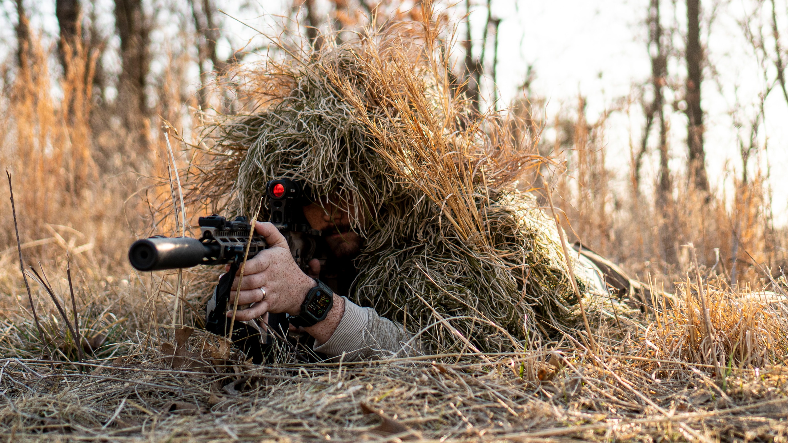 Ghillie suit sniper hi-res stock photography and images - Alamy