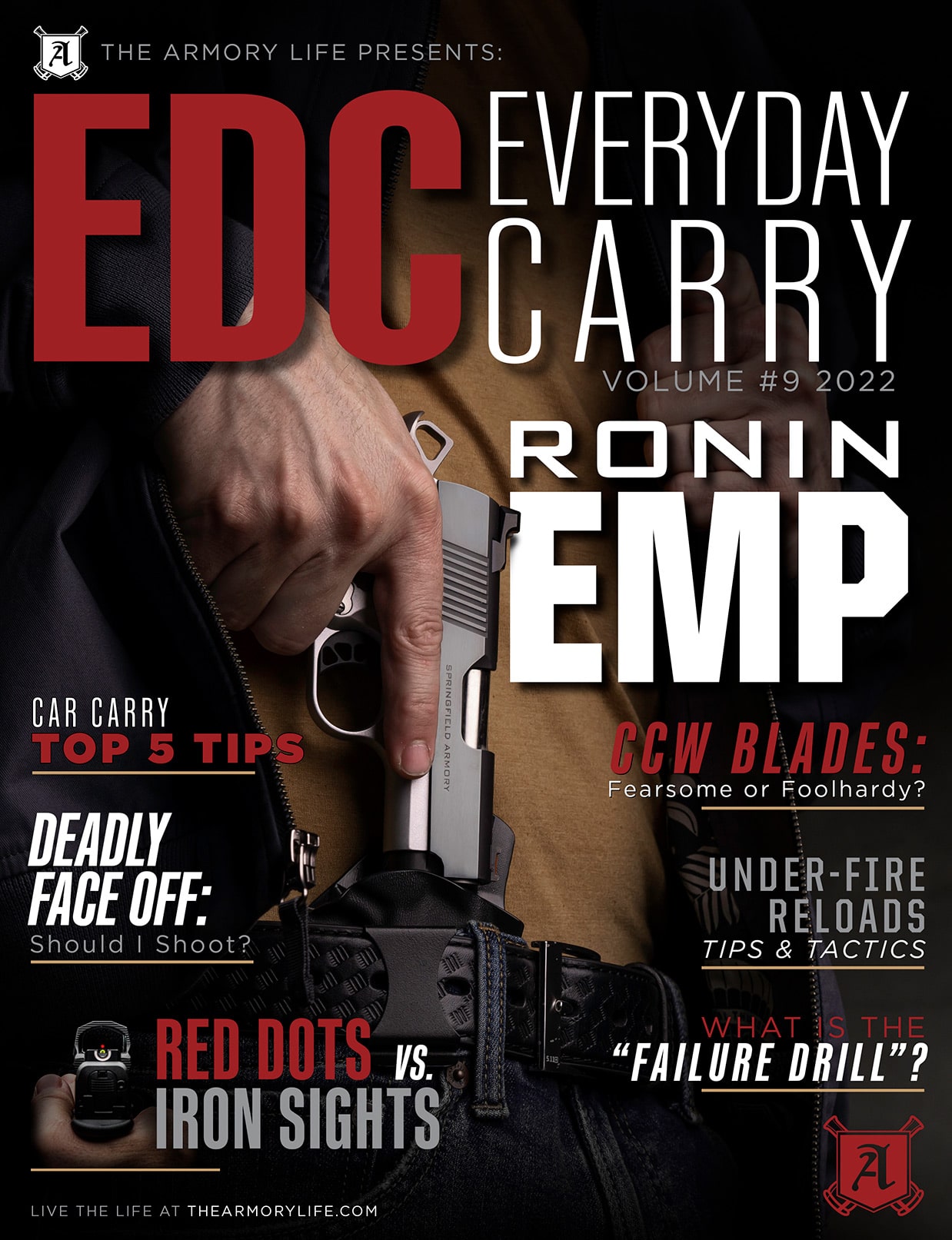 Cover for The Armory Life Digital Magazine Volume 9: EDC