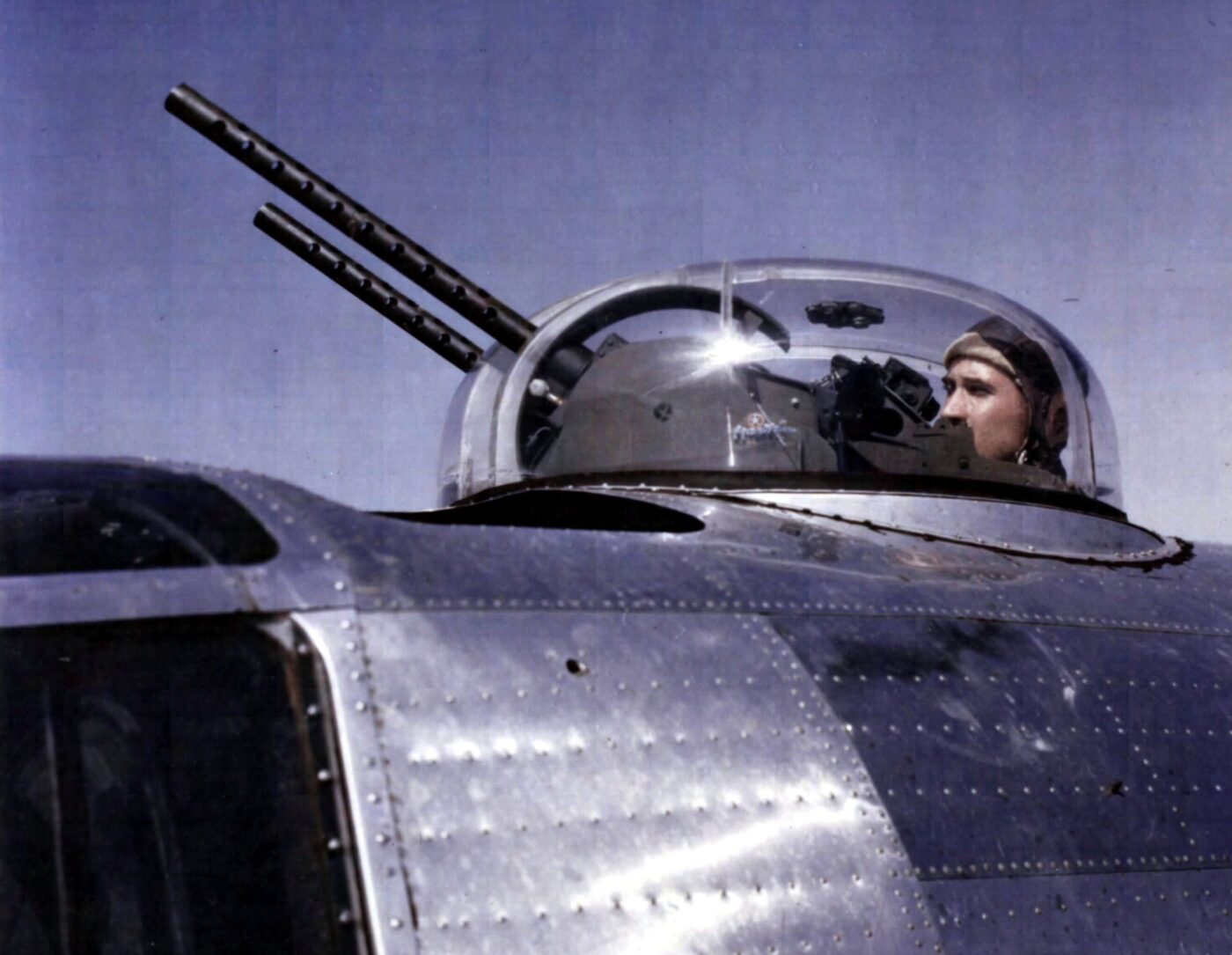 B-24 top turret gunner of the 8th USAF