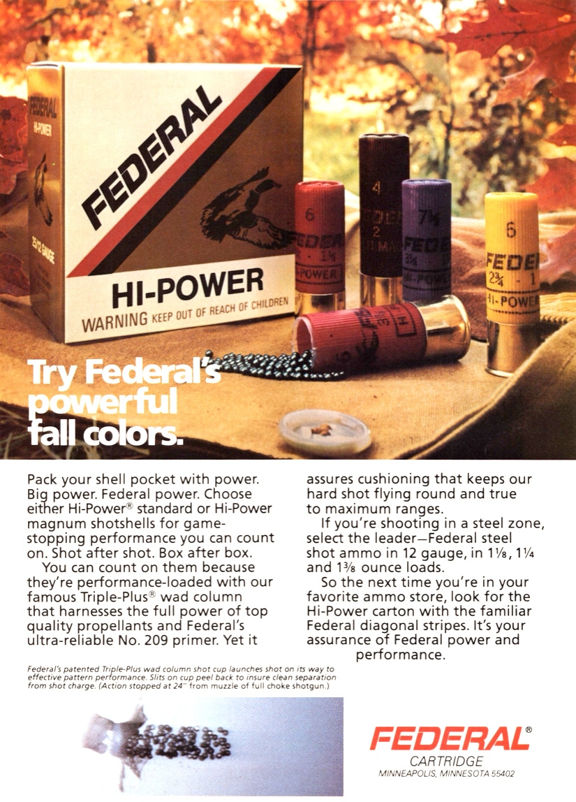 Federal Hi-Power shotshell advertisement