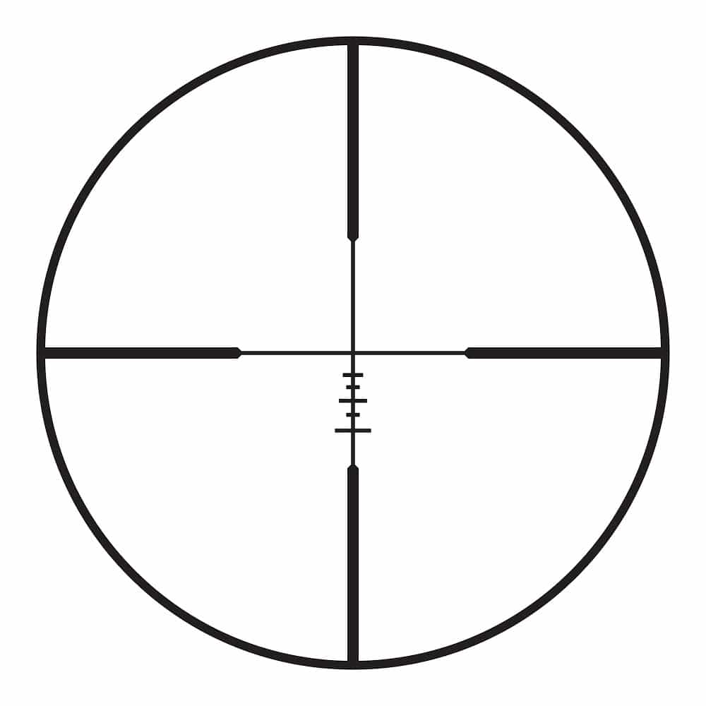Diagram of reticle that used in the Leupold Mark 3HD