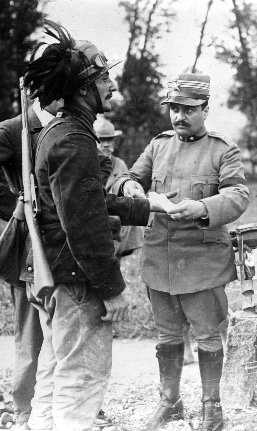 Carcano rifle carried by Italian soldier near Tripoli in 1912 during the Italo-Turkish War