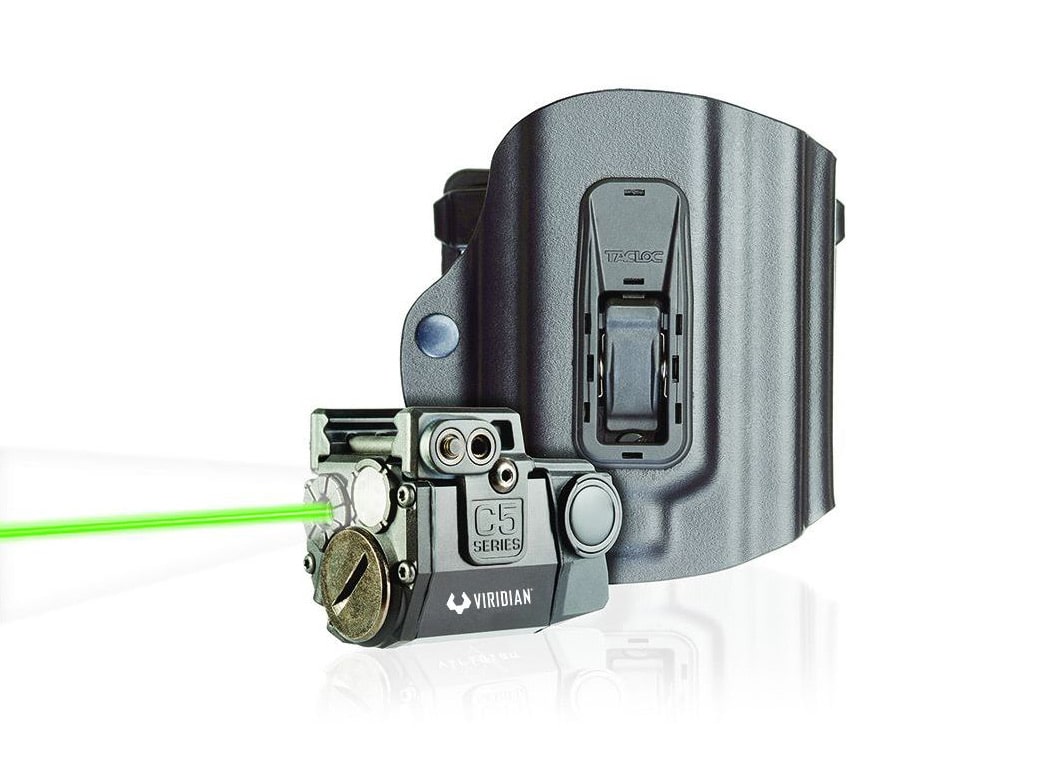 Viridian C5L unit with Viridian instant-on polymer holster