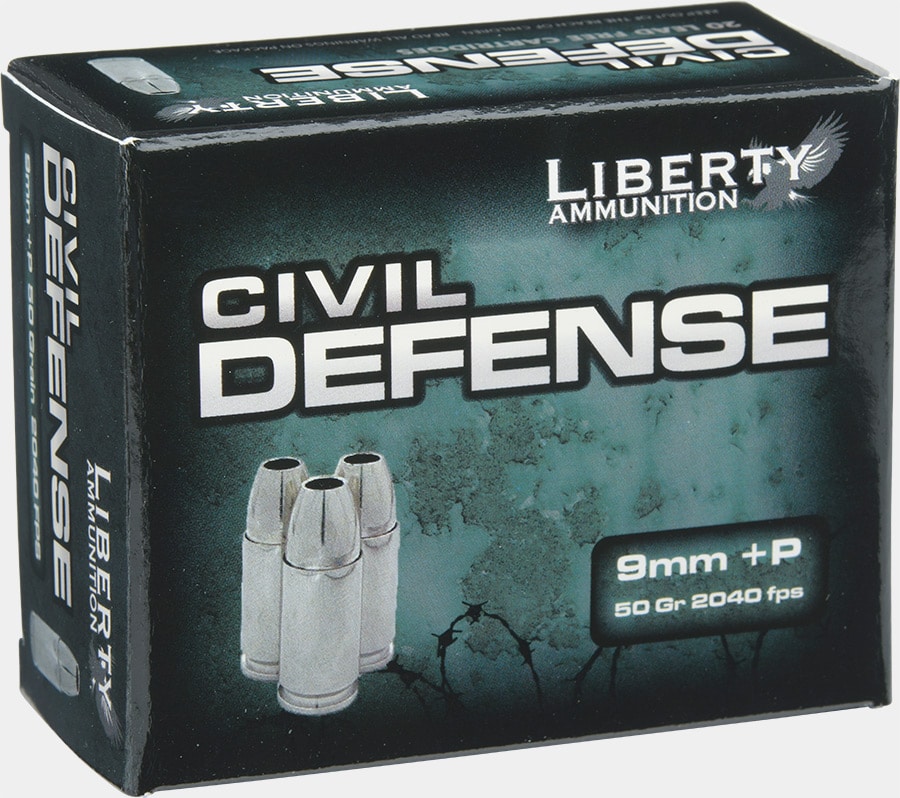 Liberty Ammunition Civil Defense 9mm +P