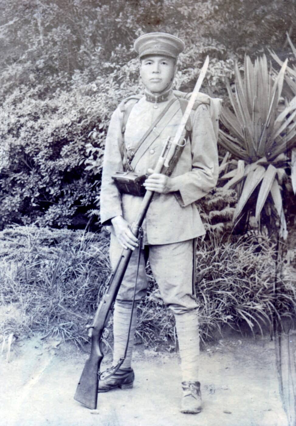 Japanese private with Arisaka