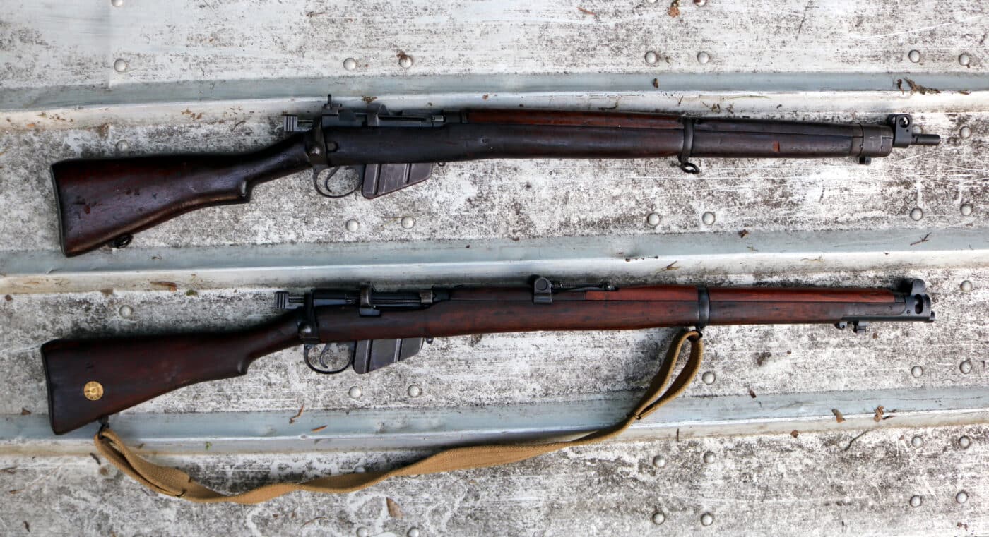 SMLE and Lee Enfield Mk IV