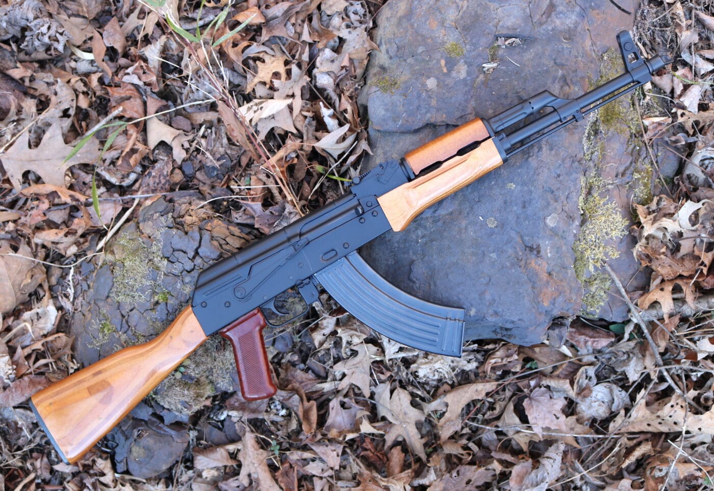 Stamped receiver 7.62x39mm AKM rifle