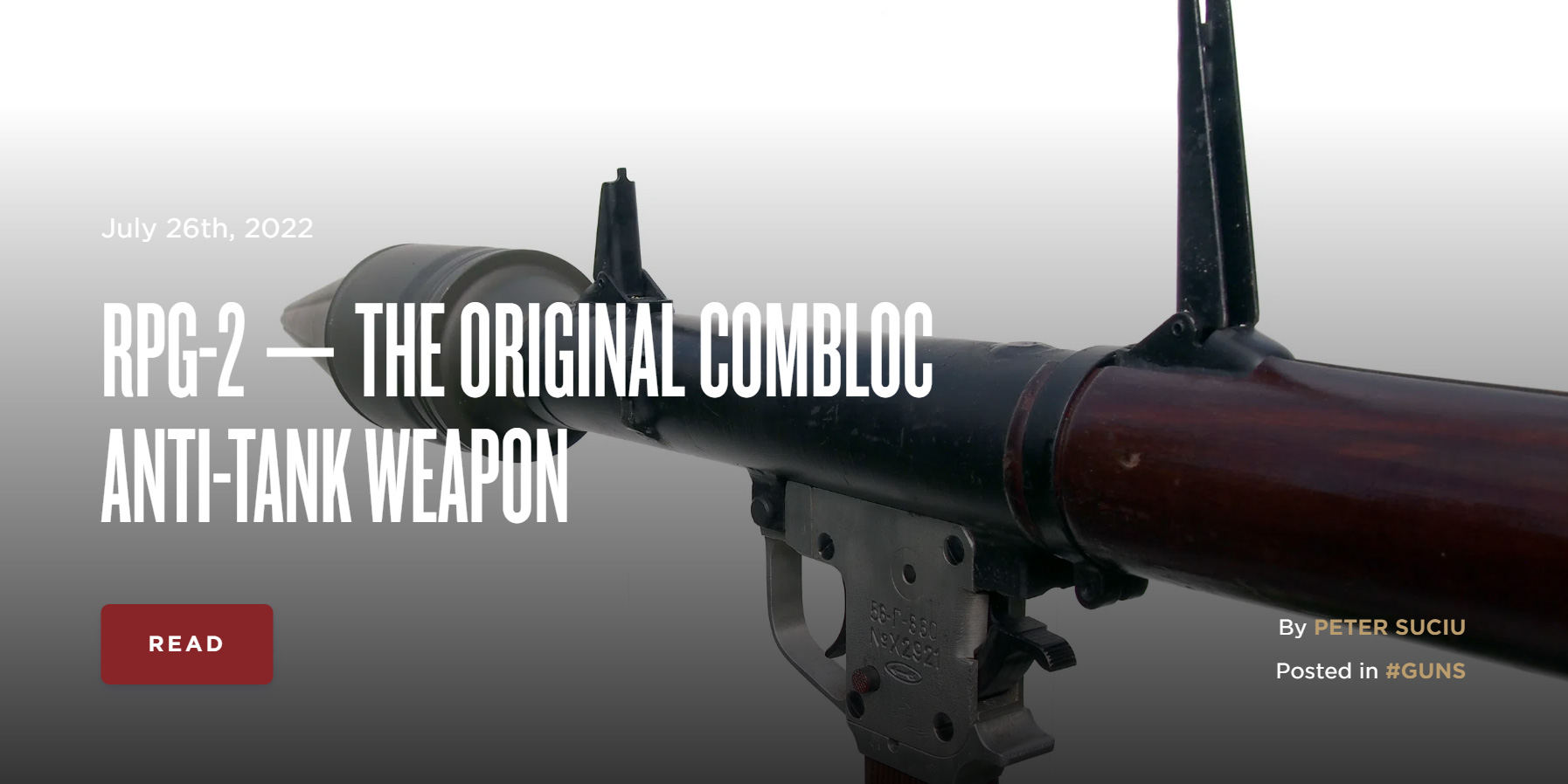 RPG-2 — The Original ComBloc Anti-Tank Weapon - The Armory Life