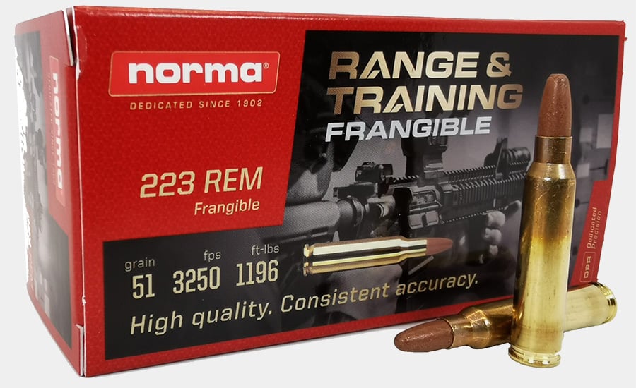 Norma Range & Training .223 REM 51 gr. Frangible