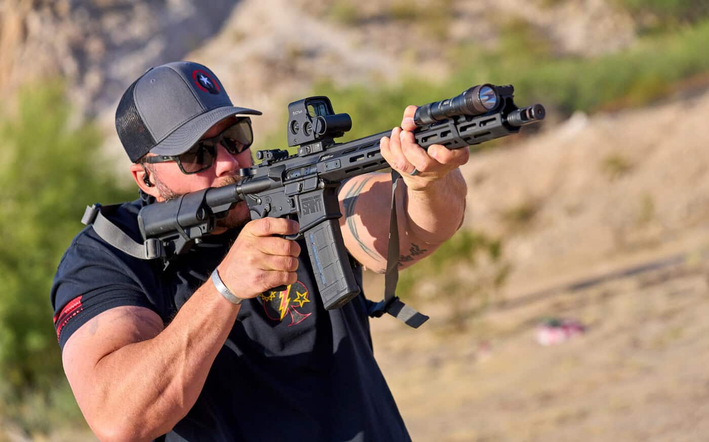 testing the blackout trigger on the range