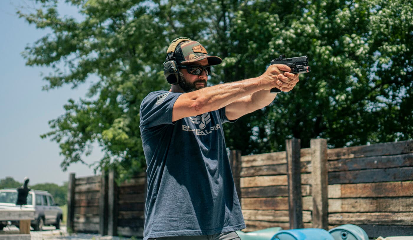 10x10 handgun training drill for transitions