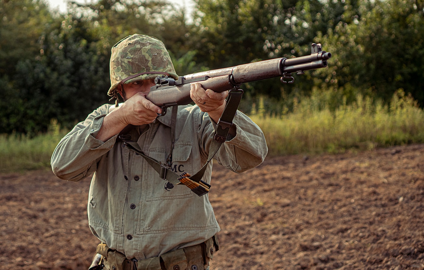 M1 Garand fired by US Marine