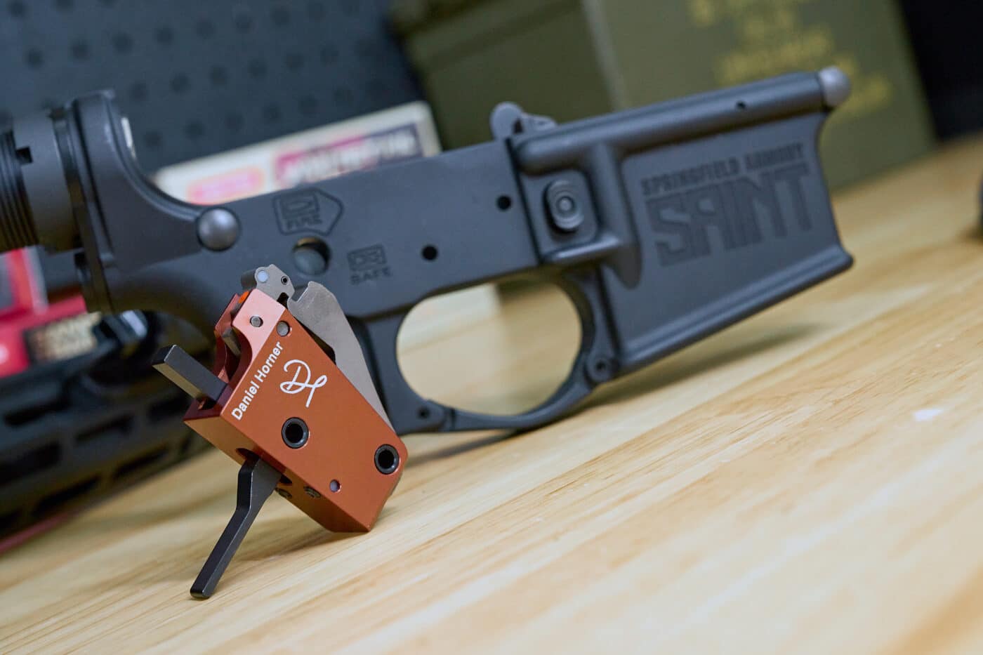 Timney drop in trigger for Springfield SAINT rifle
