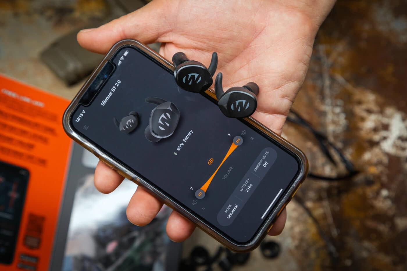 iPhone Control of the Walkers Silencer Earbuds