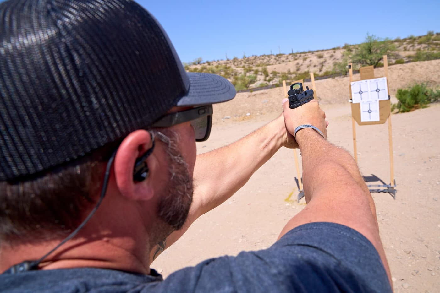 Rehabbing a hand injury with a pistol