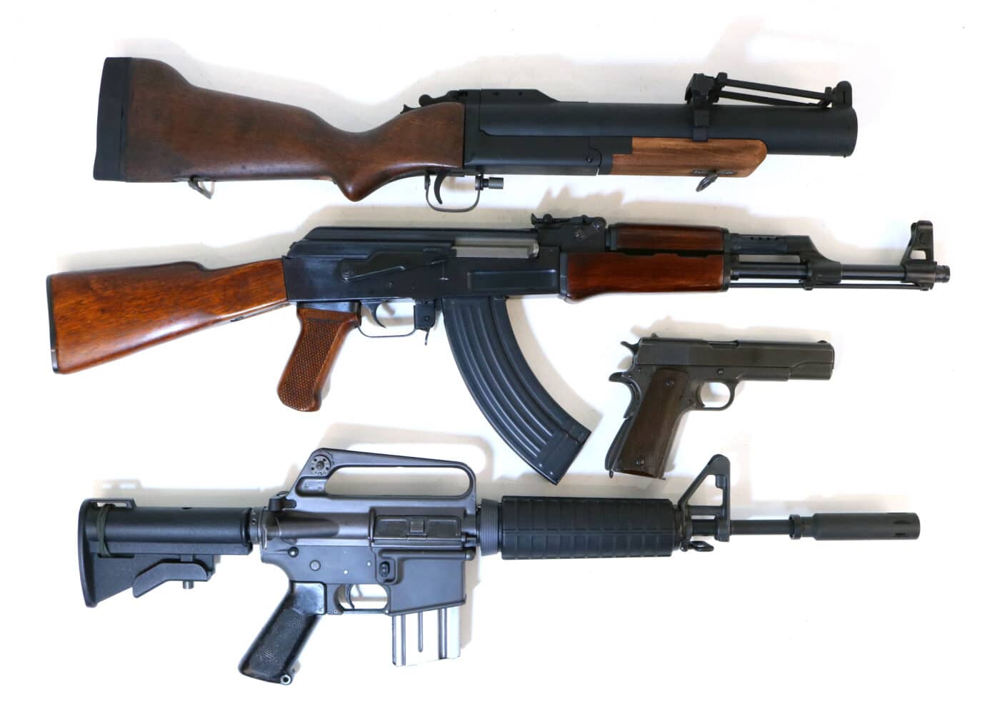 M-79 and guns from Vietnam War