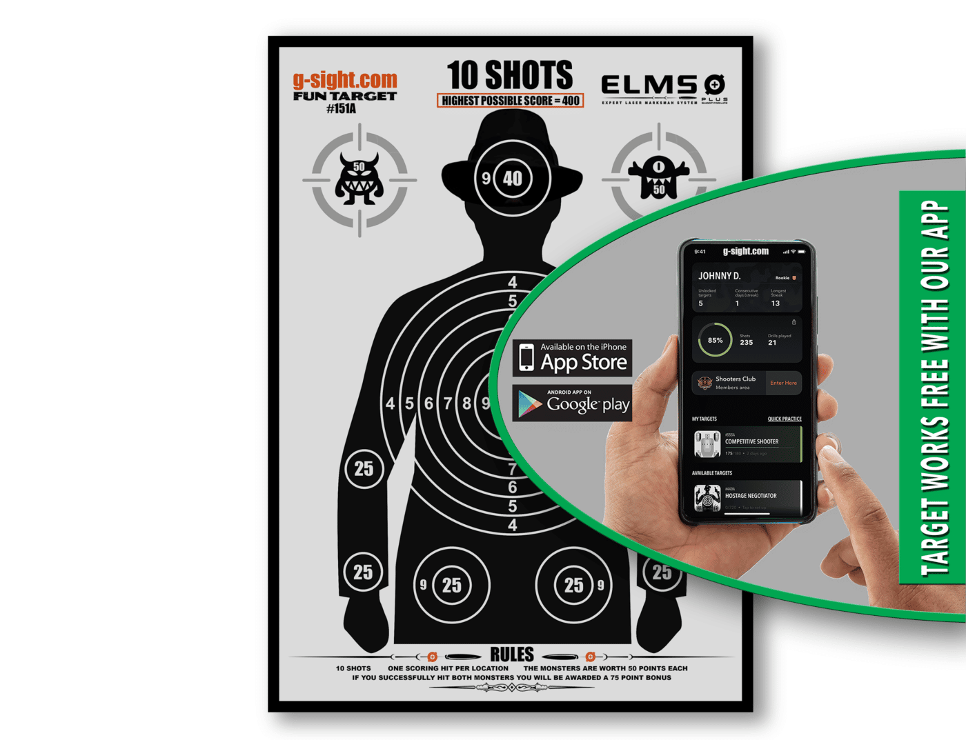 g-sight elms with target