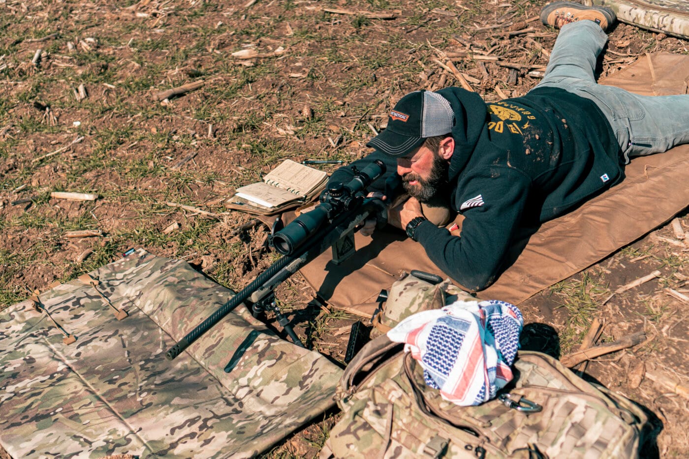 shooting the rifle to check your scope dope