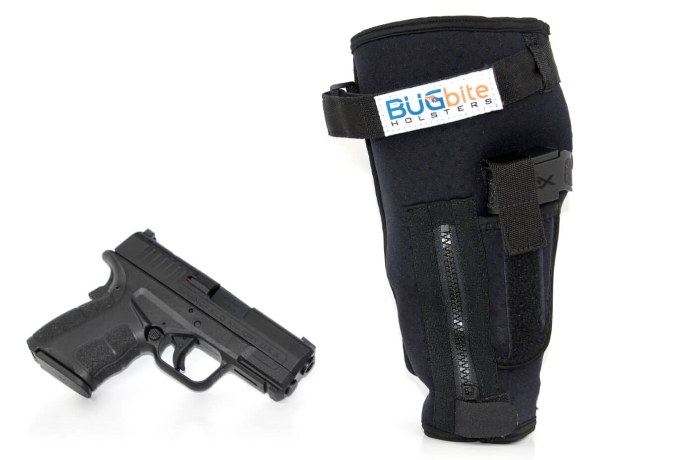 testing the Bugbite holster with a Springfield XD-S