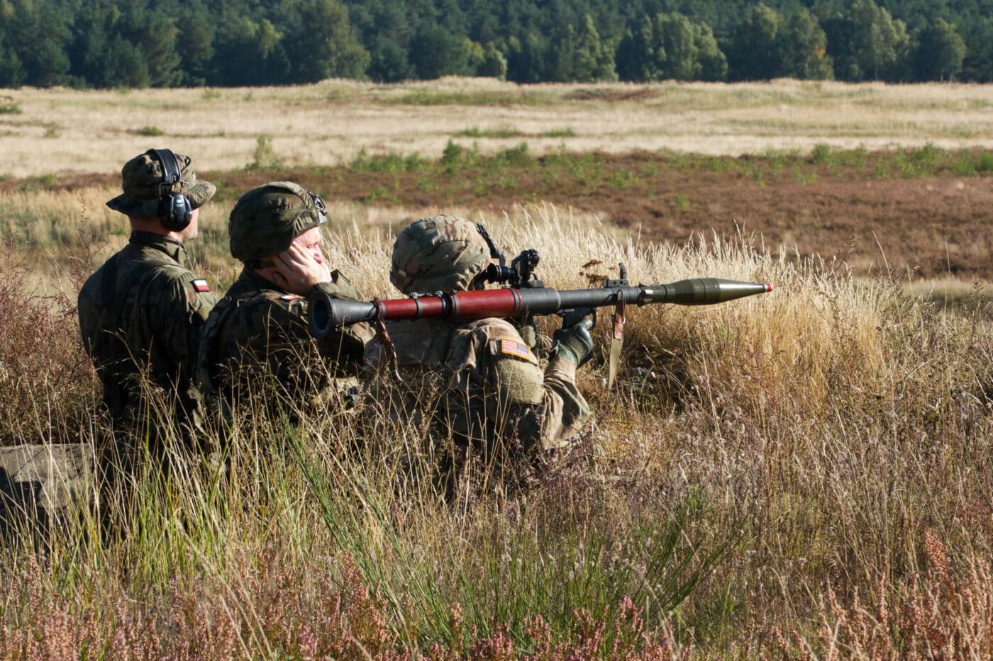 US Paratrooper Firing an RPG-7