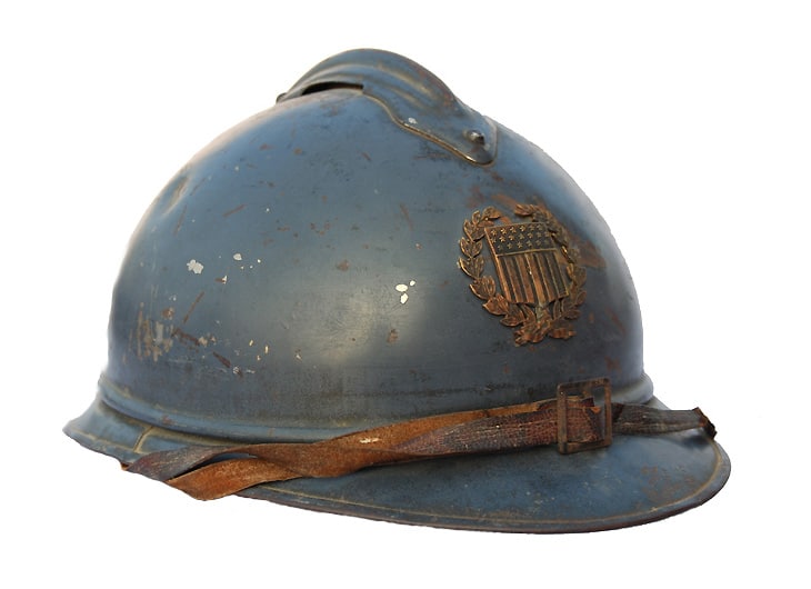 ambulance helmet of us troops in world war i