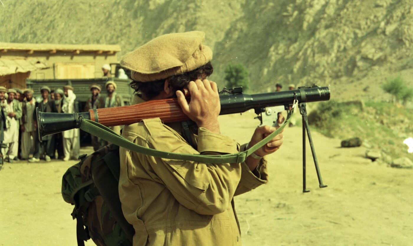 Chinese type 69 fired by mujahideen