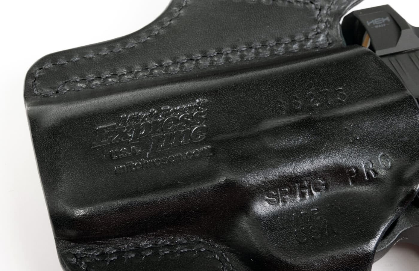 close up of mitch rosen 5jr express holster