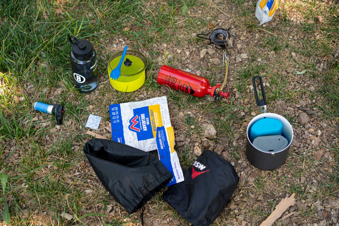food prep gear for camping or survival
