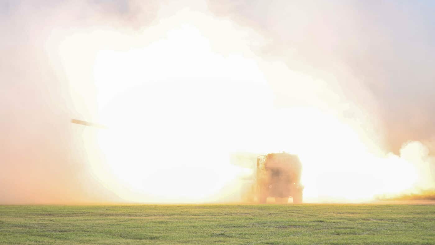 launching rockets from himars