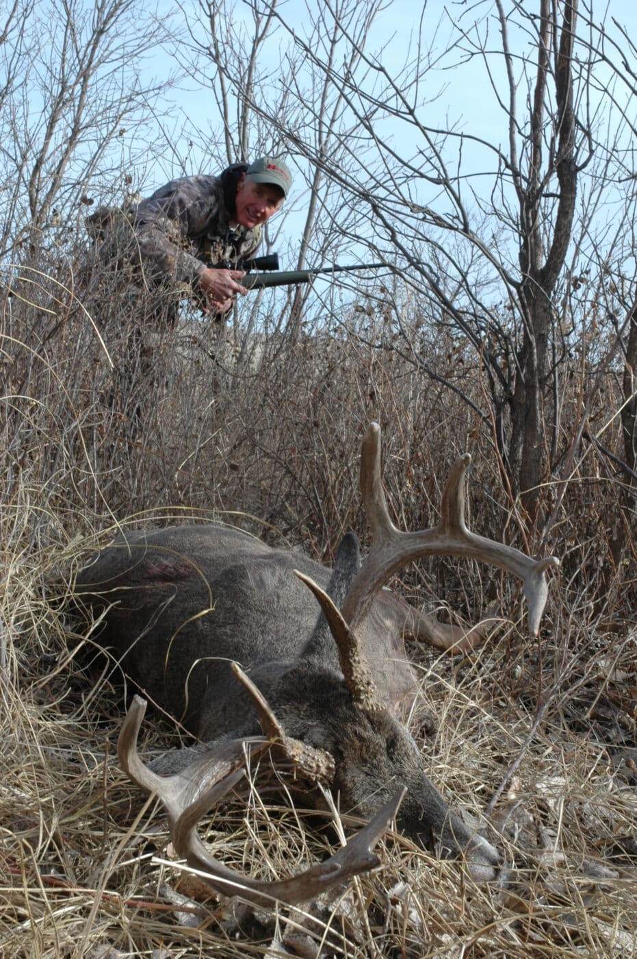 shooting a deer offhand