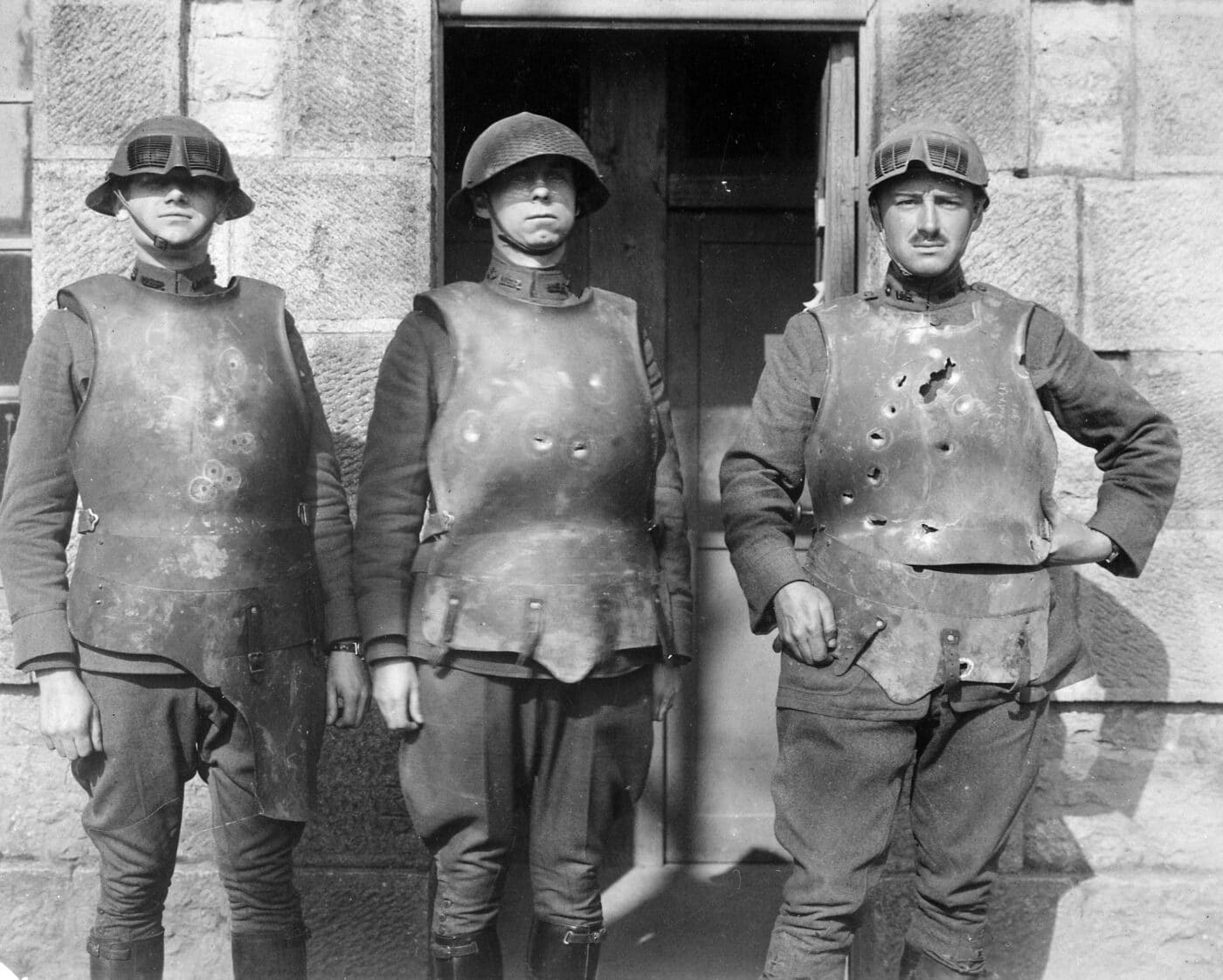 body armor tested in france 1918