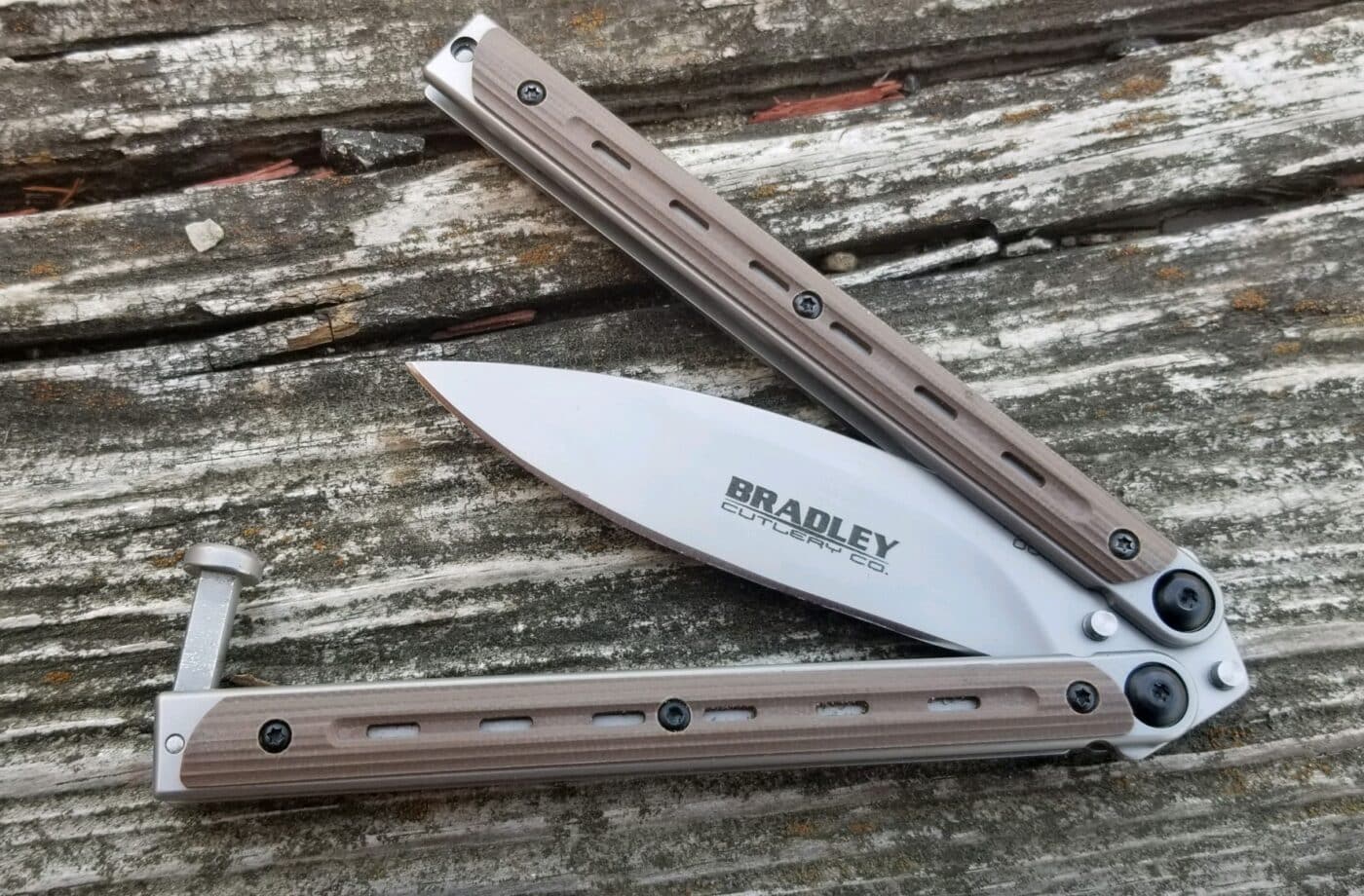 bradley brand butterfly knife