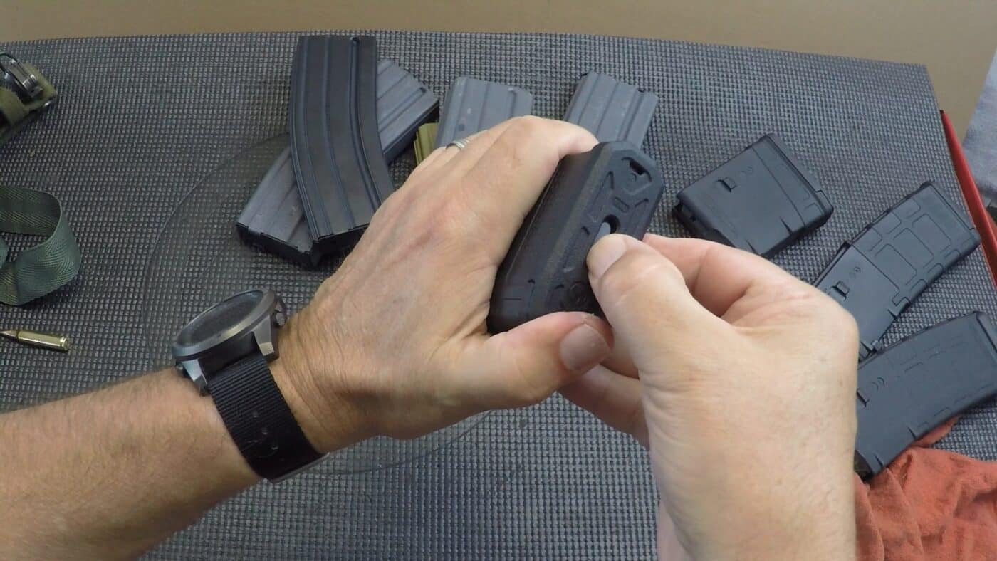 disassembly of pmag ar magazine