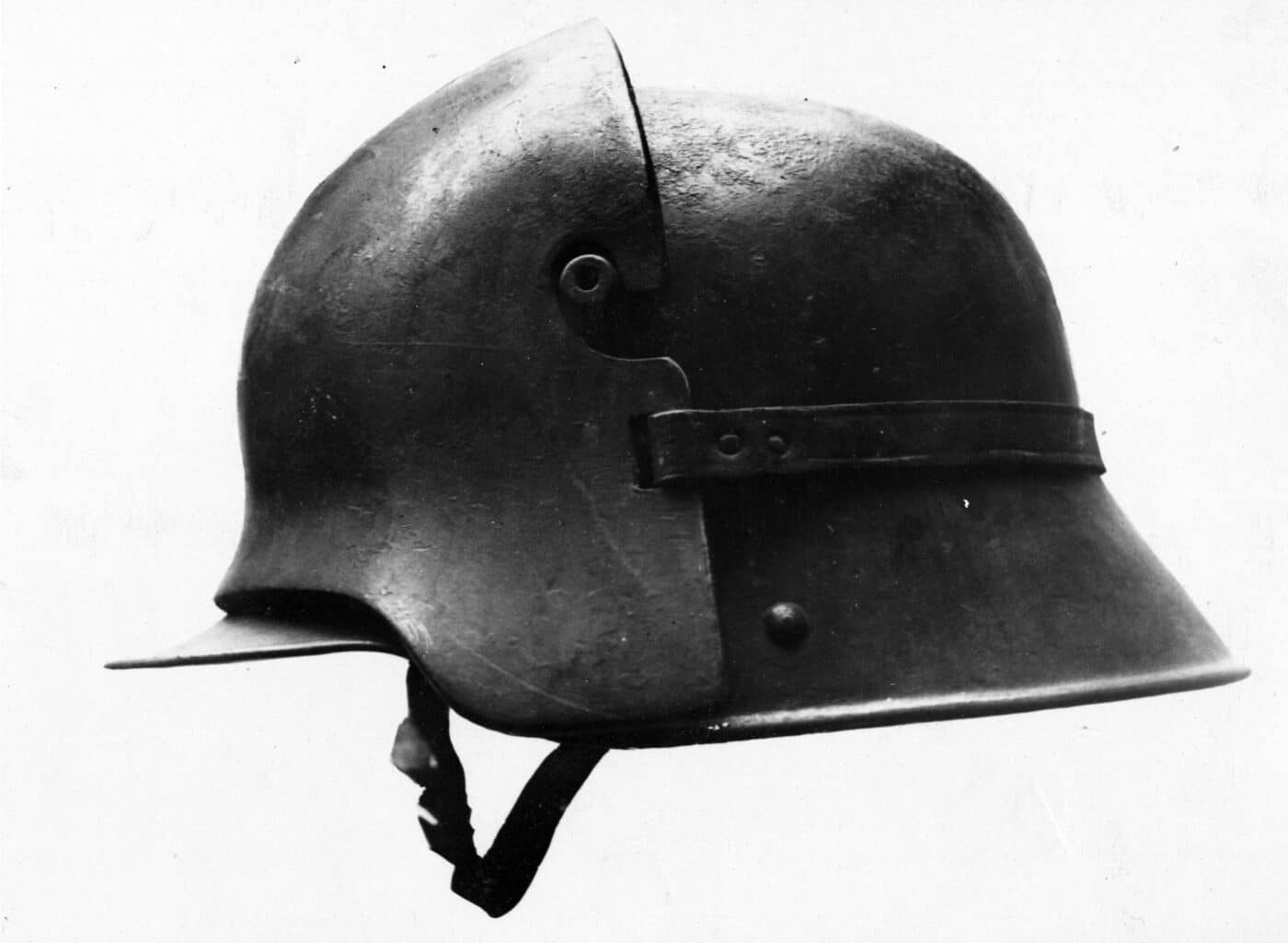german helmet with extra armor wwi