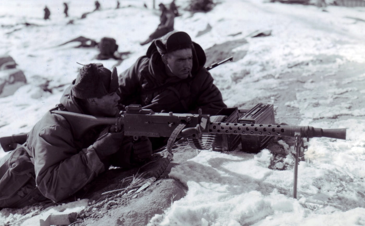 30 caliber m1919a6 25th infantry division in korea 1-51