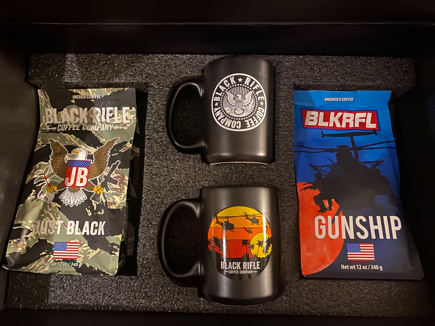 black rifle coffee delivered to writer