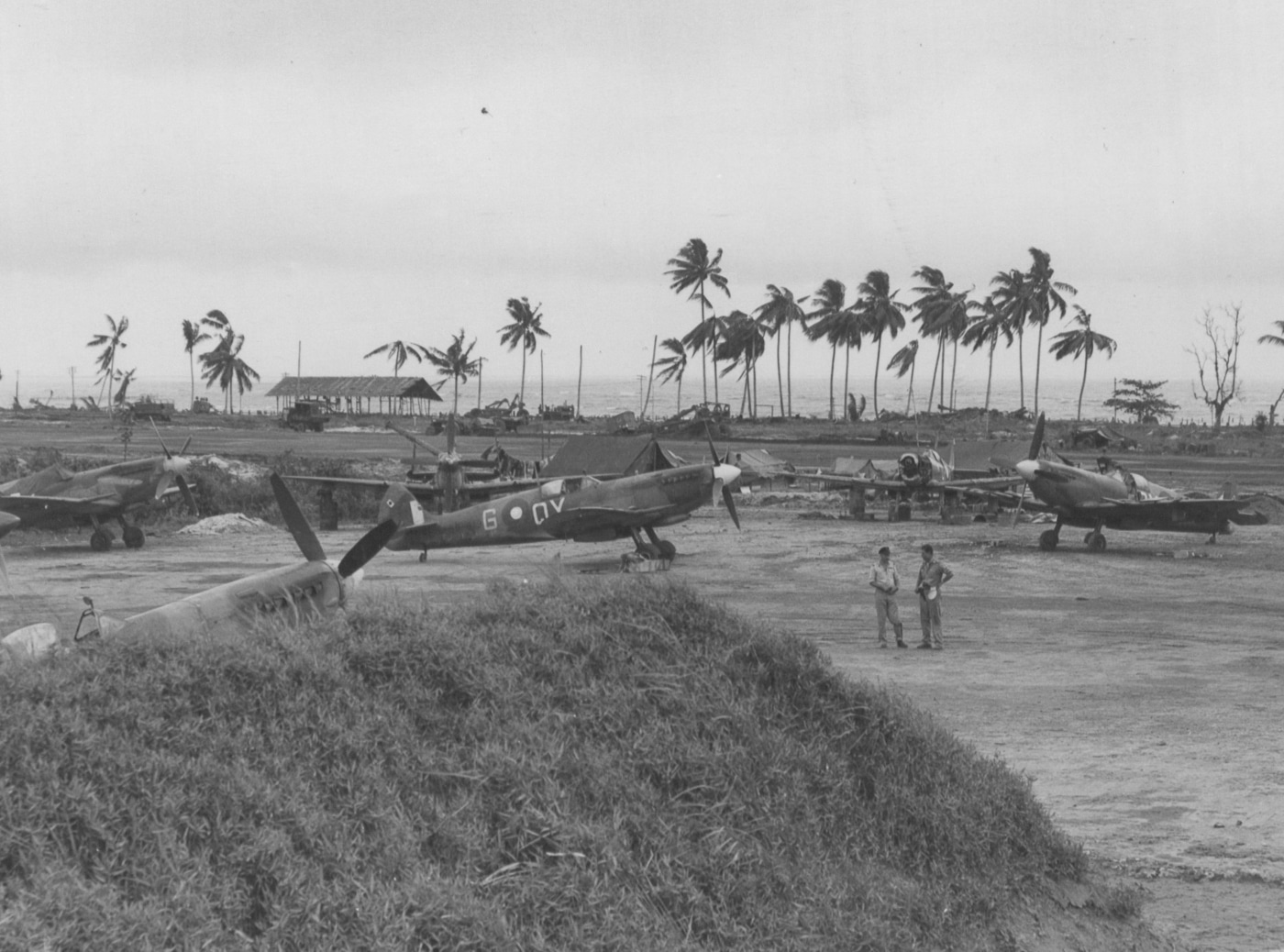 british spitfire battle of balikpapan borneo