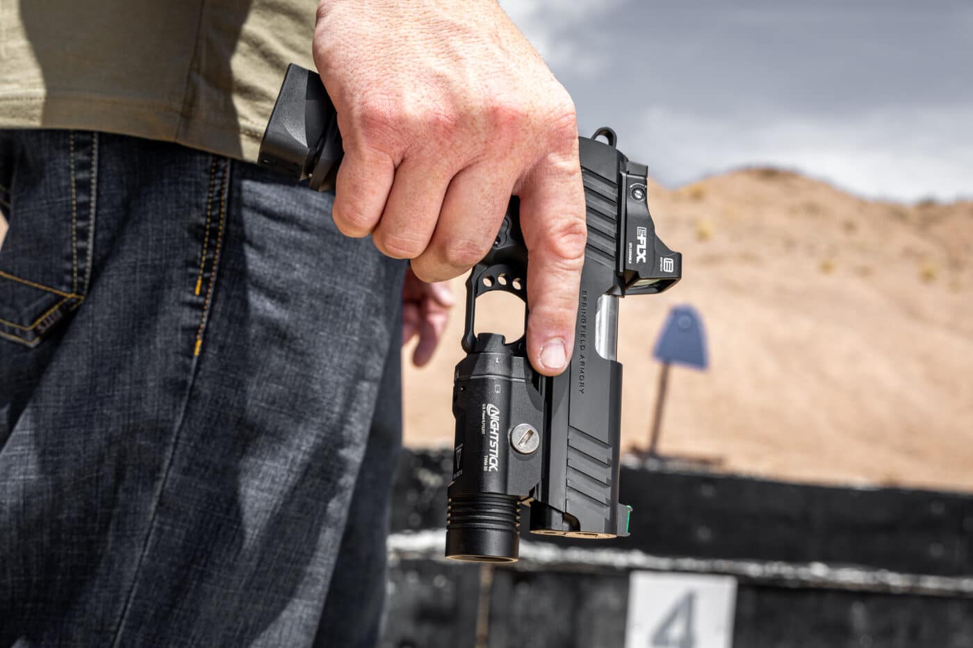 ccw double stack 1911 on the range