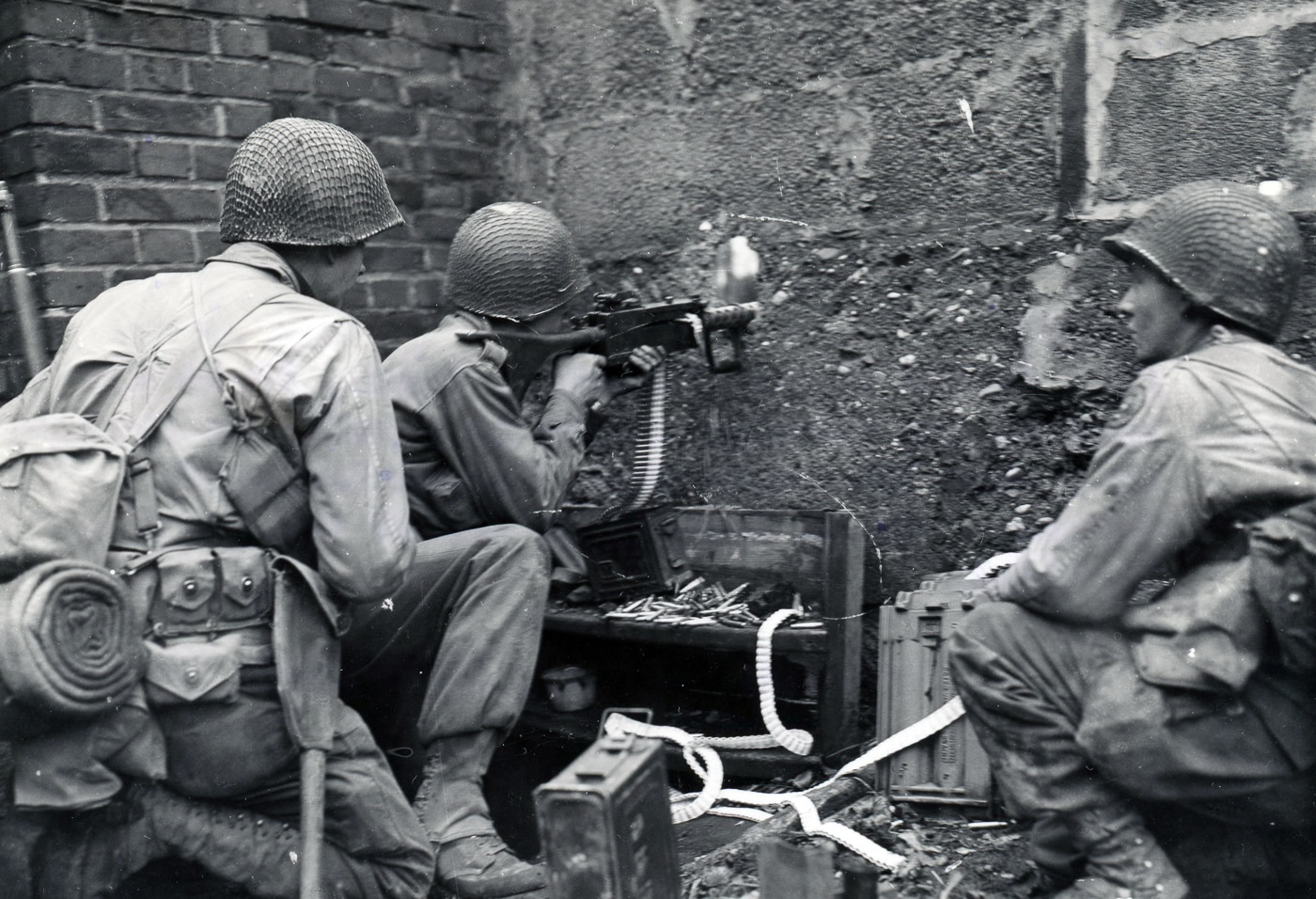 m1919a6 30th infantry division in kohlsched germany 10-16-44