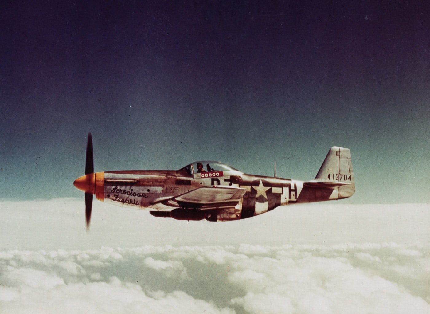 north american p-51 mustang over england