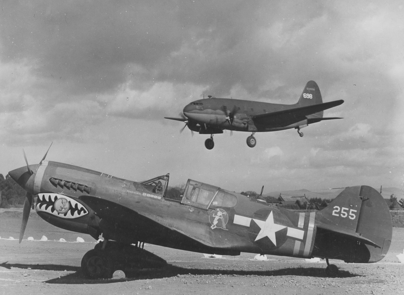 p-40 flying tiger in china