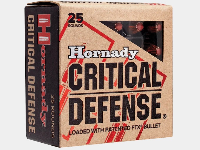 Hornady 9mm Luger 115 gr. FTX Critical Defense