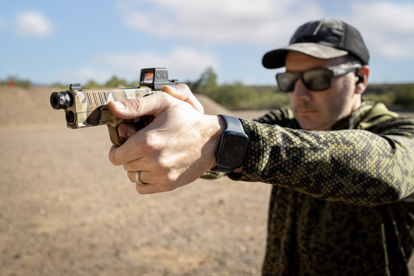 testing apex parts on the range