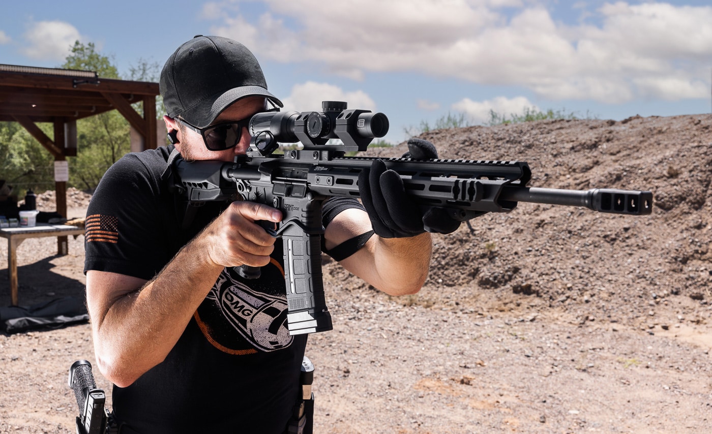 testing the 45 degree setup on the range