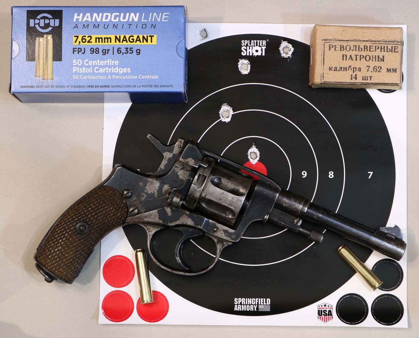 ammunition performance from nagant revolver