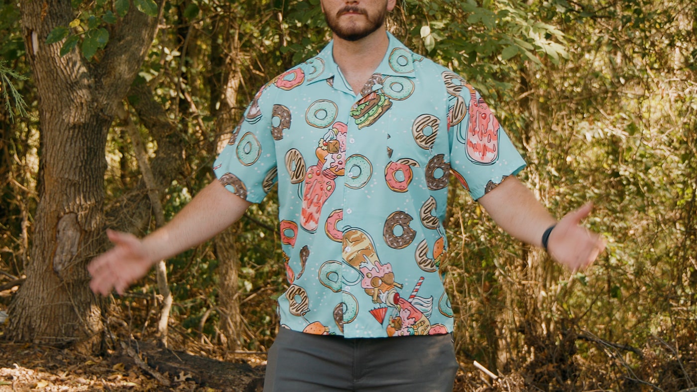 hawaiian donut shirt