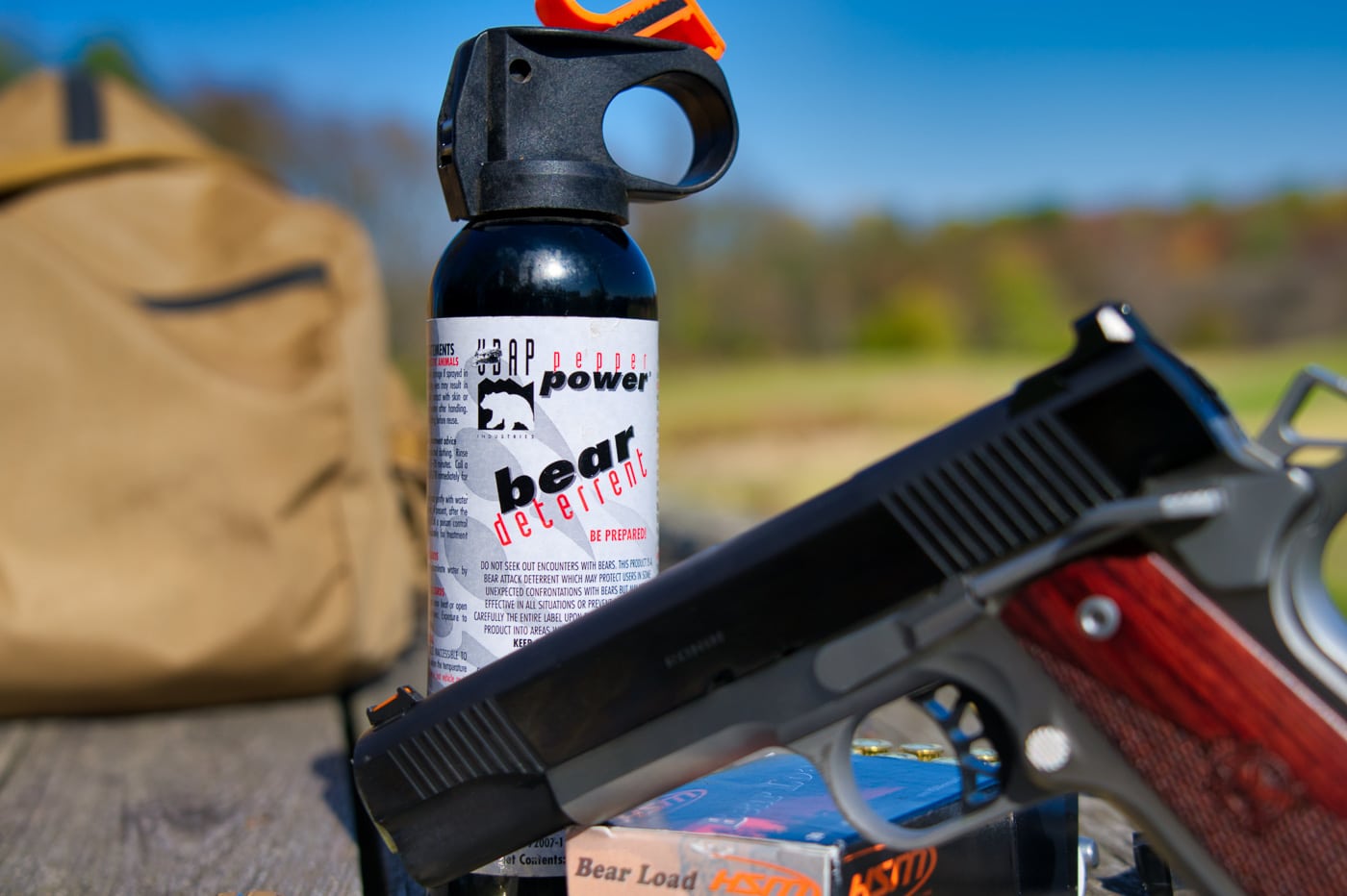 is bear spray better than a pistol