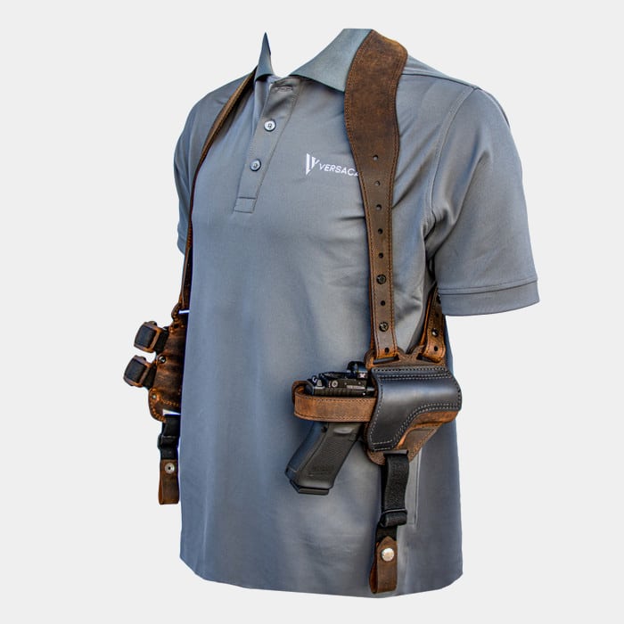 Versacarry Shoulder Holster with Double Mag Pouch